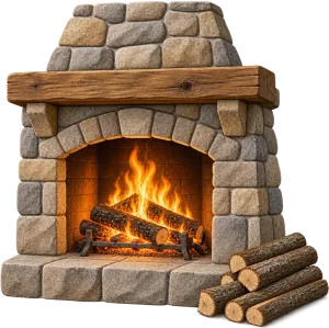 Chimenea abierta